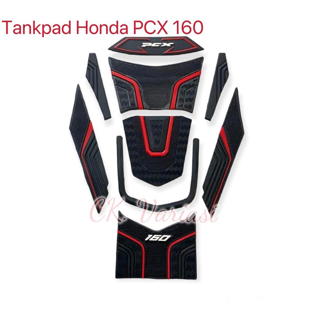 TANKPAD DECKPAD HONDA PCX 160 KARET PELINDUNG BODI TANGKI TANK PAD HONDA PCX 160