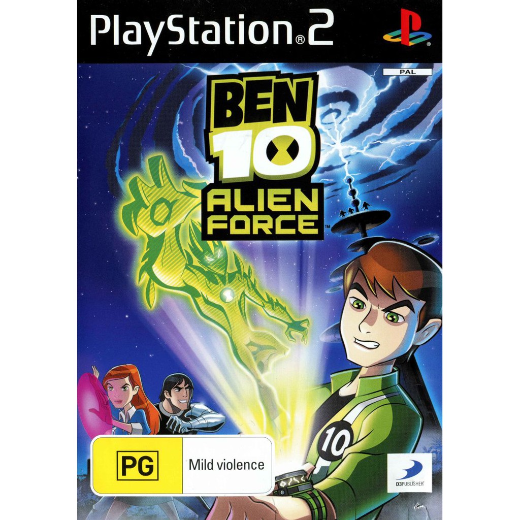 DVD Kaset Game PS2 Ben 10 Alien Force