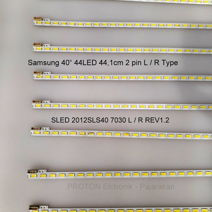 Lampu Backlight TV Samsung 40" 44 LED SMD 6V 44cm SLED 2012SLS40 7030