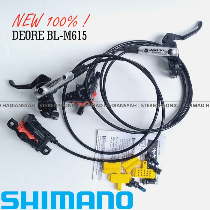 Terlaris Brakeset Deore Hidrolik M-615 - Brakeset Shimano Deore M615 Brake Set