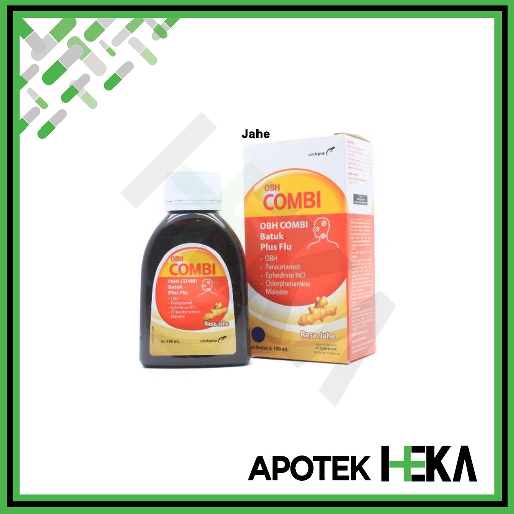 OBH Combi Batuk Plus Flu 60 ml / 100 ml - Sirup Obat Batuk Dewasa (SEMARANG)