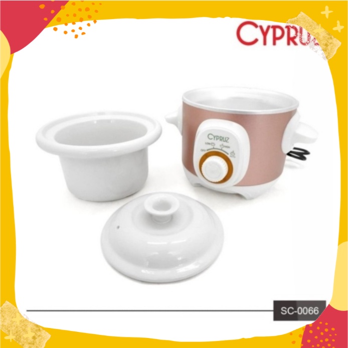 Cyprus SC-0066 Slow Cooker 1,5 Liter Terbaru panci masak lambat panci serbaguna ricecooker