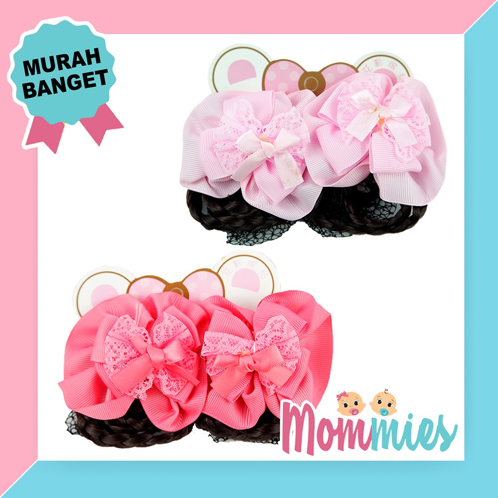 Jepitan Rambut Anak Cewek Pita Harnet / Aksesoris Rambut