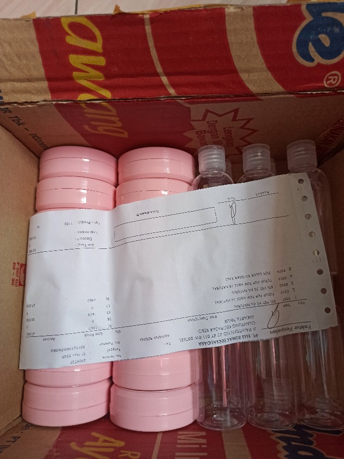 Pot Lulur 50 Gr Pink / Pot 50 Gram Pink