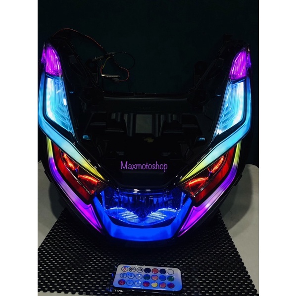 LAMPU DEPAN LED ALIS RUNNING PCX 160 SEPAKET HEADLAMP /REFLEKTOR PCX 160