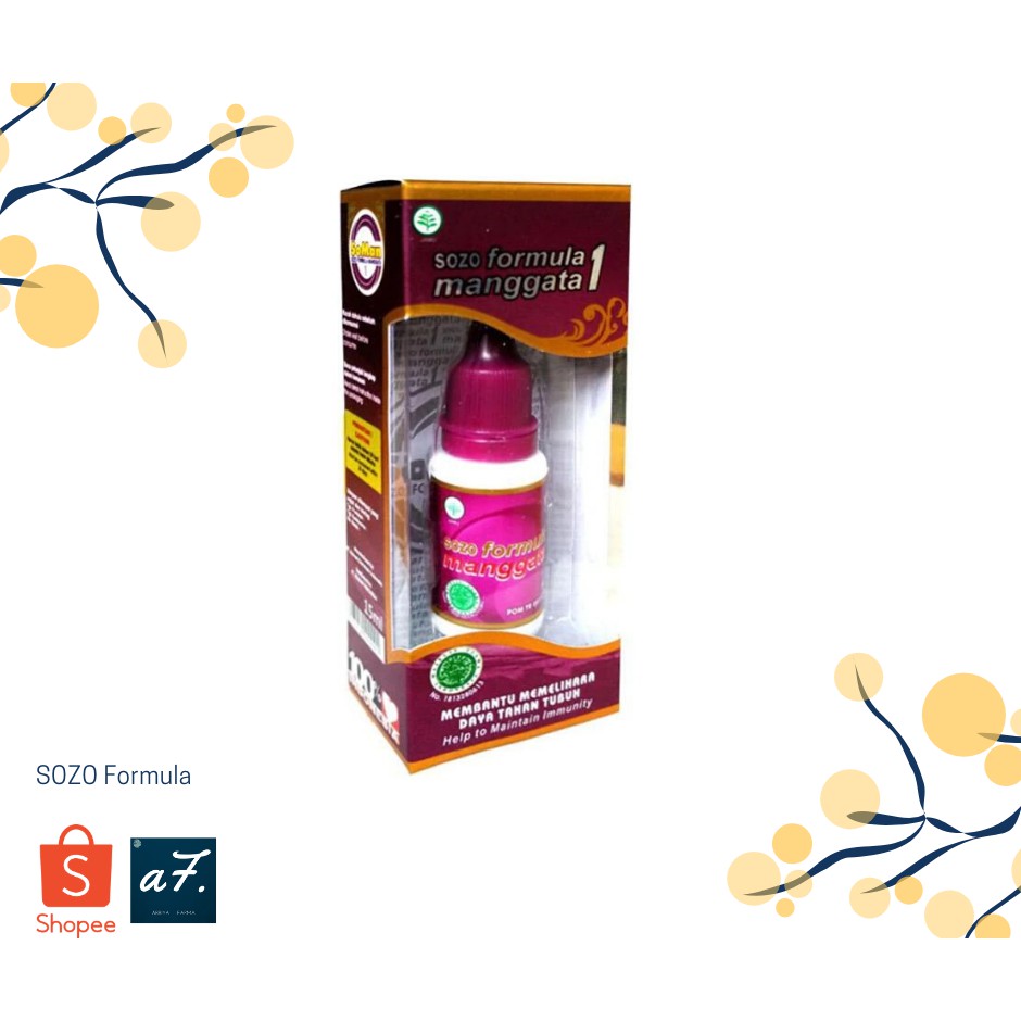 Soman Sozo Formula Manggata 1 Obat Jamu Tetes Herbal - 15mL
