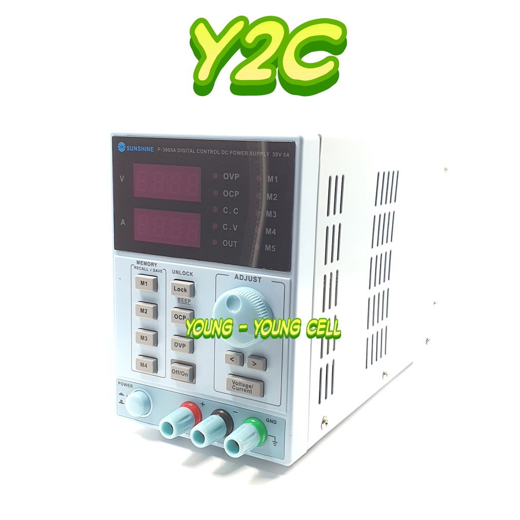 POWER SUPPLY SUNSHINE P-3005A 5 AMPERE / ALAT SERVIS SERVICE HP LENGKAP TERLENGKAP TERMURAH