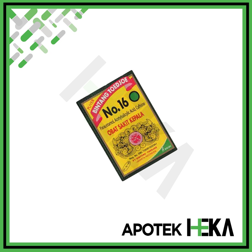 Puyer OSK Bintang 7 Tujuh Toedjoe No. 16 Sachet - Sakit Kepala (SEMARANG)