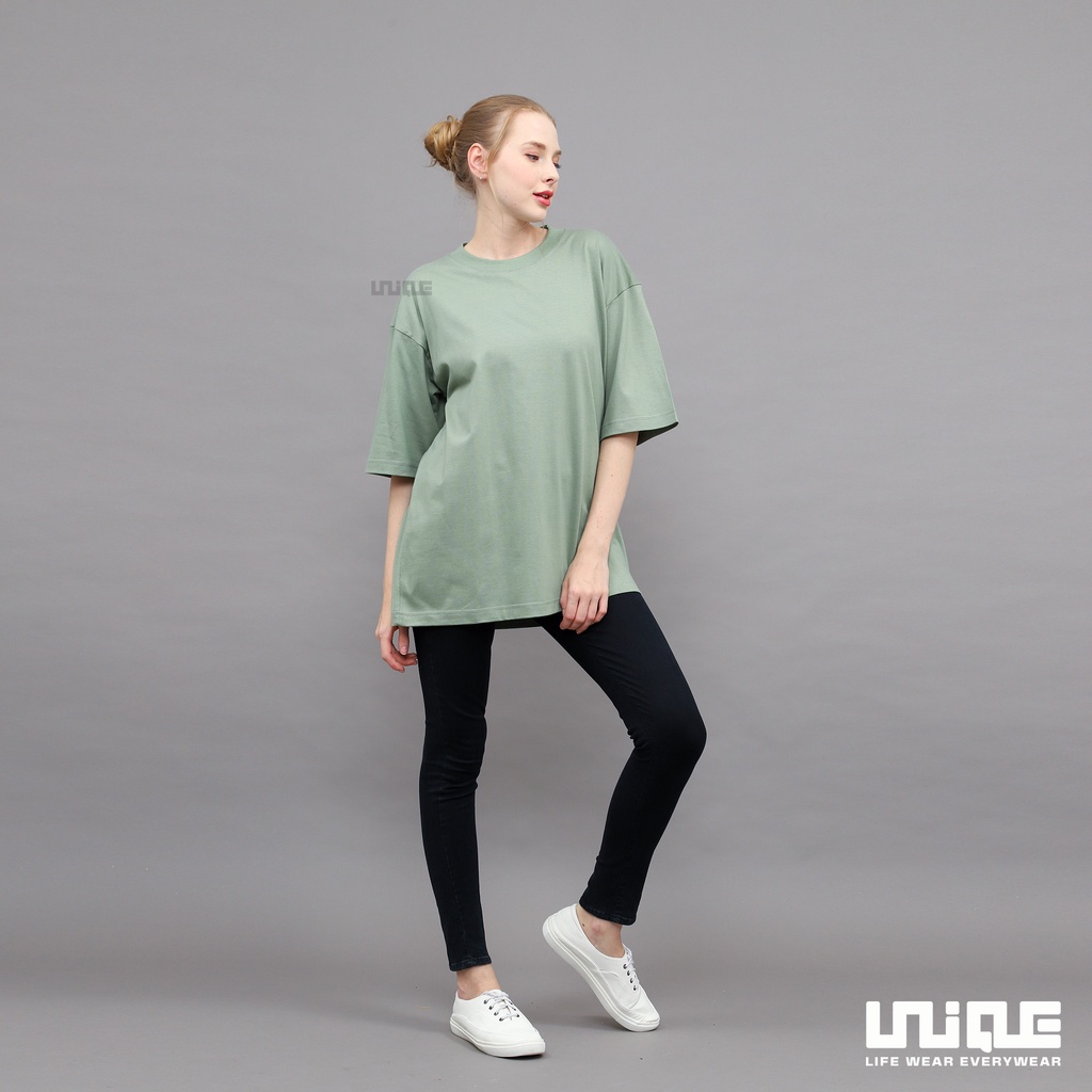 UNIQUE - (Basic Series) Kaos Polos Oversize Basic Matcha