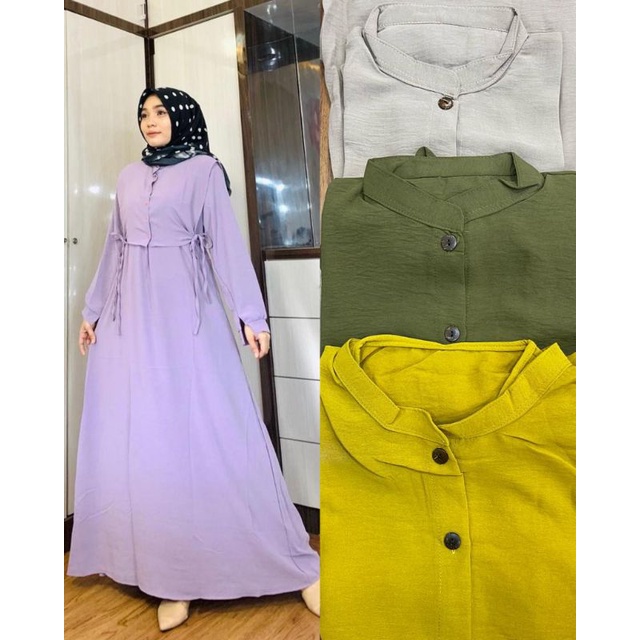 Baju gamis dua in rompi pisah
