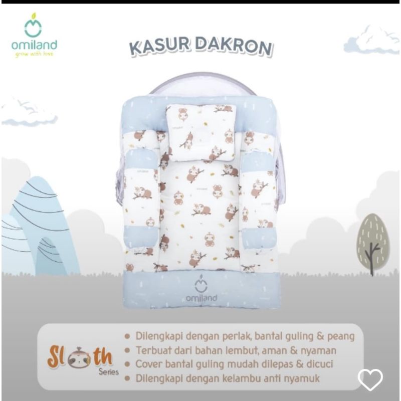 Omiland kasur dakron slot series OB19151 / OB19152 kasur kelambu baby