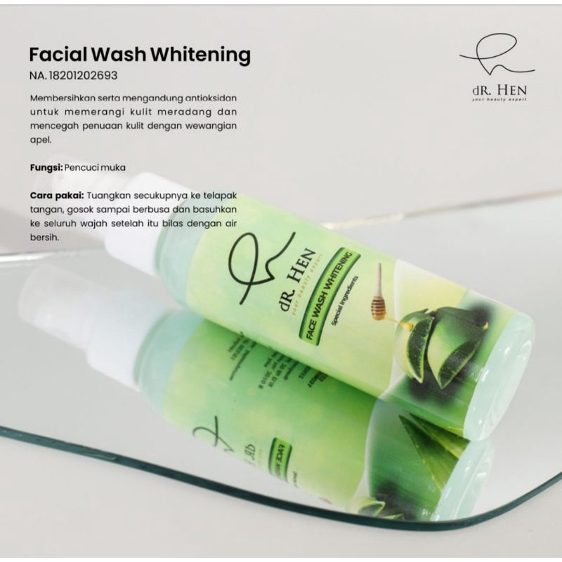 dR Hen - Facial Wash Whitening / Hen Skincare