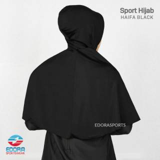 SPORT HIJAB JILBAB  SENAM JILBAB RENANG  EDORASPORTS HITAM 