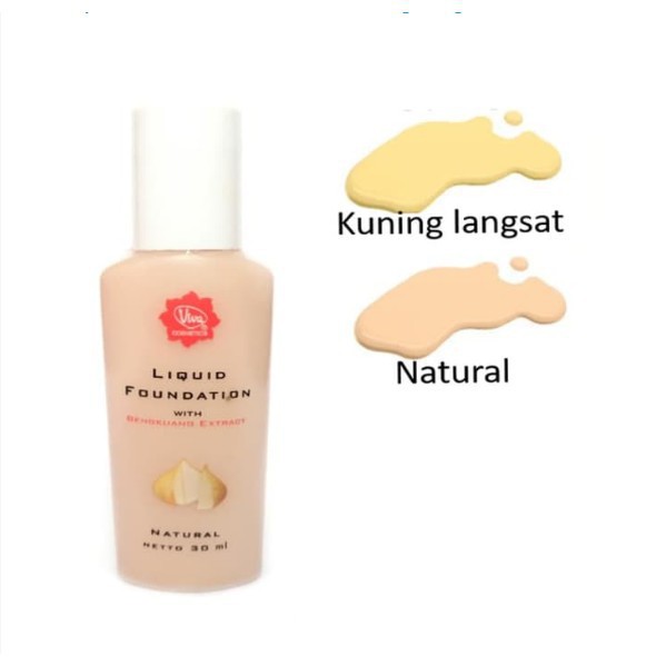 VIVA Liquid Foundation 30mL ( alas bedak viva) BPOM ORIGINAL