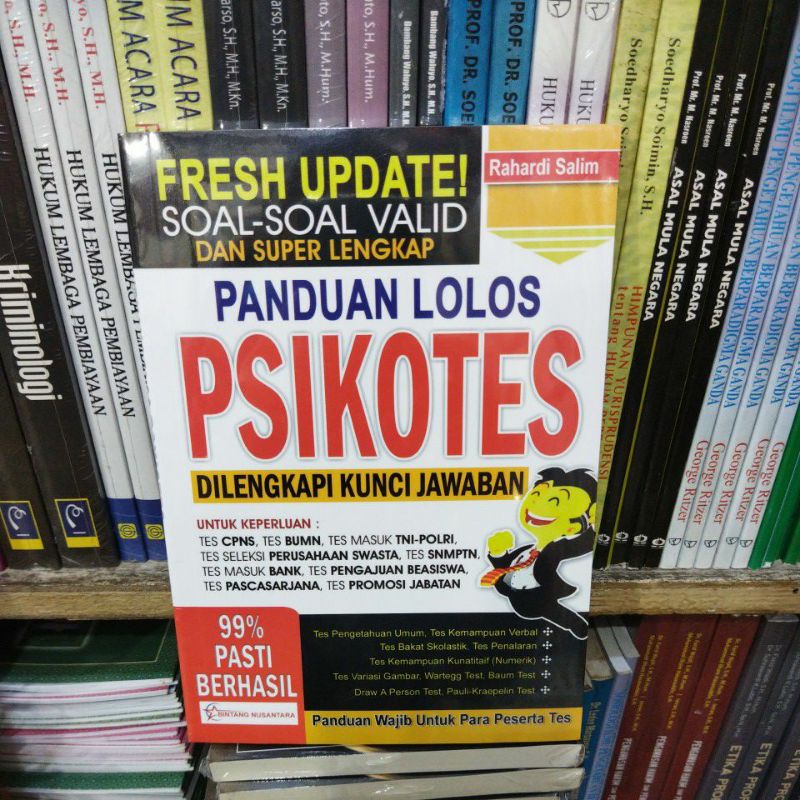 Jual Panduan Lolos Psikotes Plus Kunci Jawaban Indonesia Shopee Indonesia