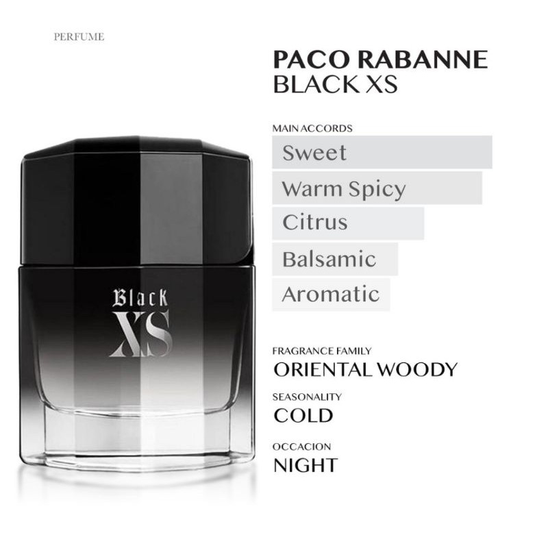 parfum Paco Rabanne Black XS refill