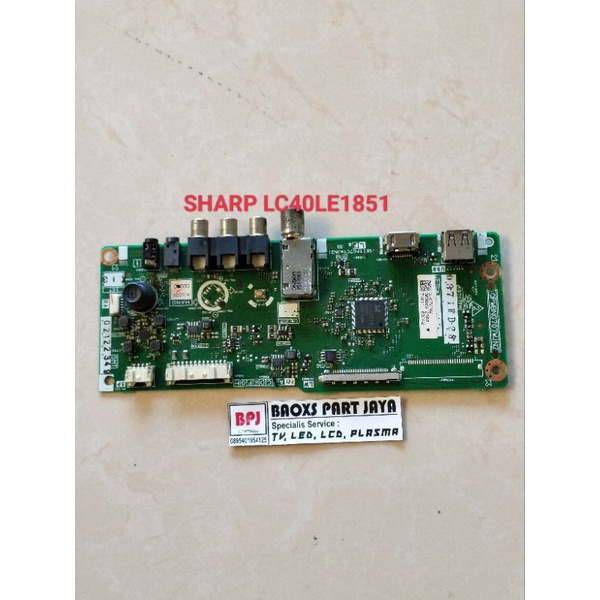 MB - MAINBOARD - MESIN TV LED SHARP LC-40LE1851 - LC 40LE185I - LC40LE185I