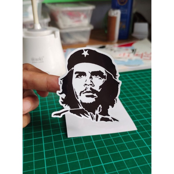 

stiker print che Guevara custom cutting stiker murah keren