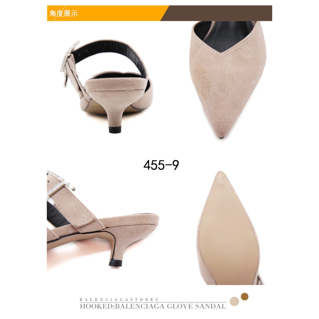 Sepatu BLINK MULE Slingback Shoes 455-9