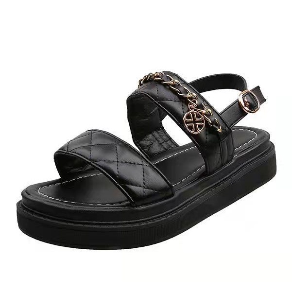 TBIG [COD] Size 35 - 40 Sandal Tali Wanita Import SACHIE Korea Style Santai Wanita Remaja Wedges