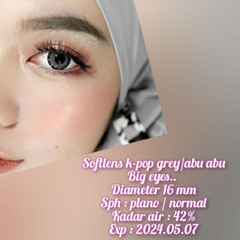 SOFTLENS K-POP BIG EYES grey