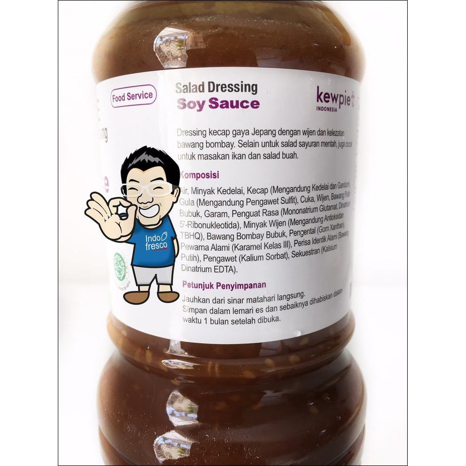 

KEWPIE SALAD DRESSING JAPANESE SOY SAUCE- SAUS SIRAM ALA JEPANG 1L