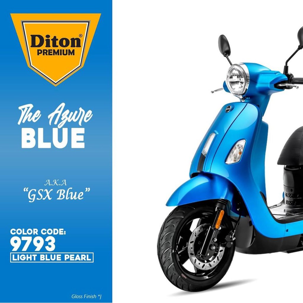 Pilok Pilox DITON Premium S9793* Light Blue Pearl / 9793 Biru Muda Metalik / Biru Suzuki (400cc/400ml)