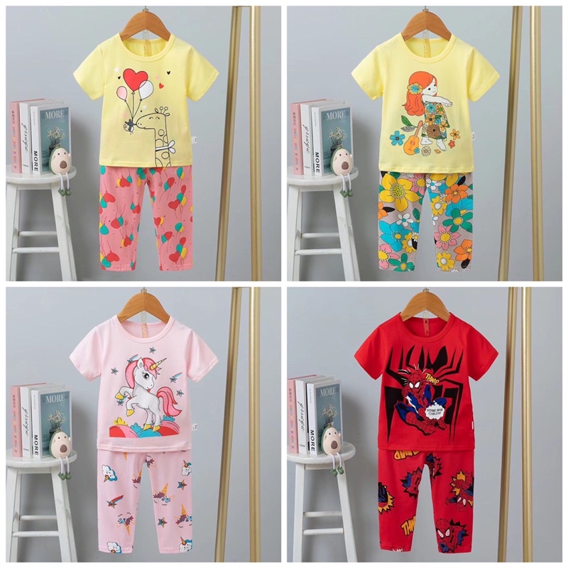 Piyama Premium Anak Piyama Import Anak Setelan Import Anak Perempuan / Setelan Baju Tidur Anak Perem