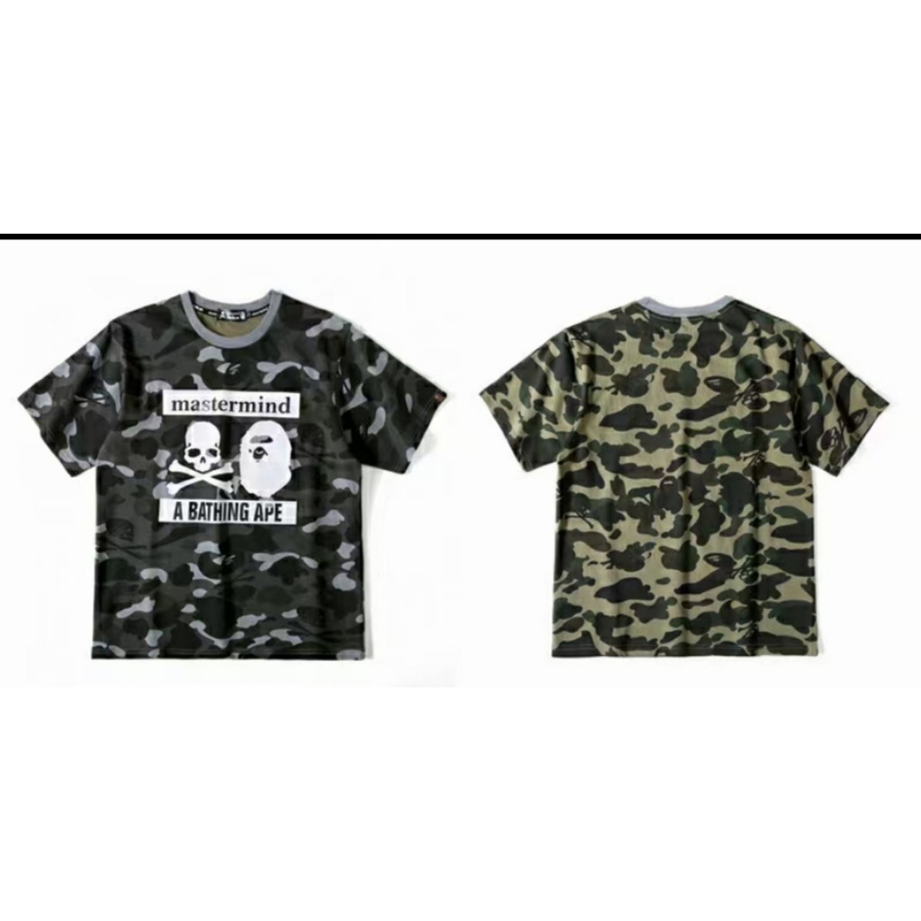 T-SHIRT BAPE MIRROR BAPE X MASTERMIND MIX CAMO JAPAN EDITION 2021 IMPOR
