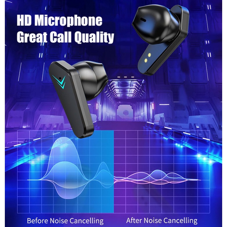 Xboon X15 TWS Headset Earphone Wireless Bluetooth 5.0 Gaming Low Delay-2