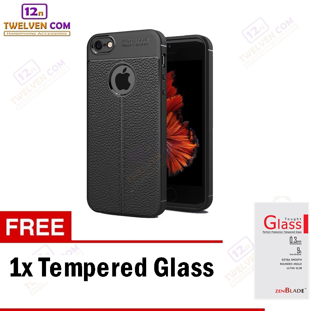 [FLASH SALE] Case Auto Focus Softcase iPhone 5 / 5s - Free Tempered Glass