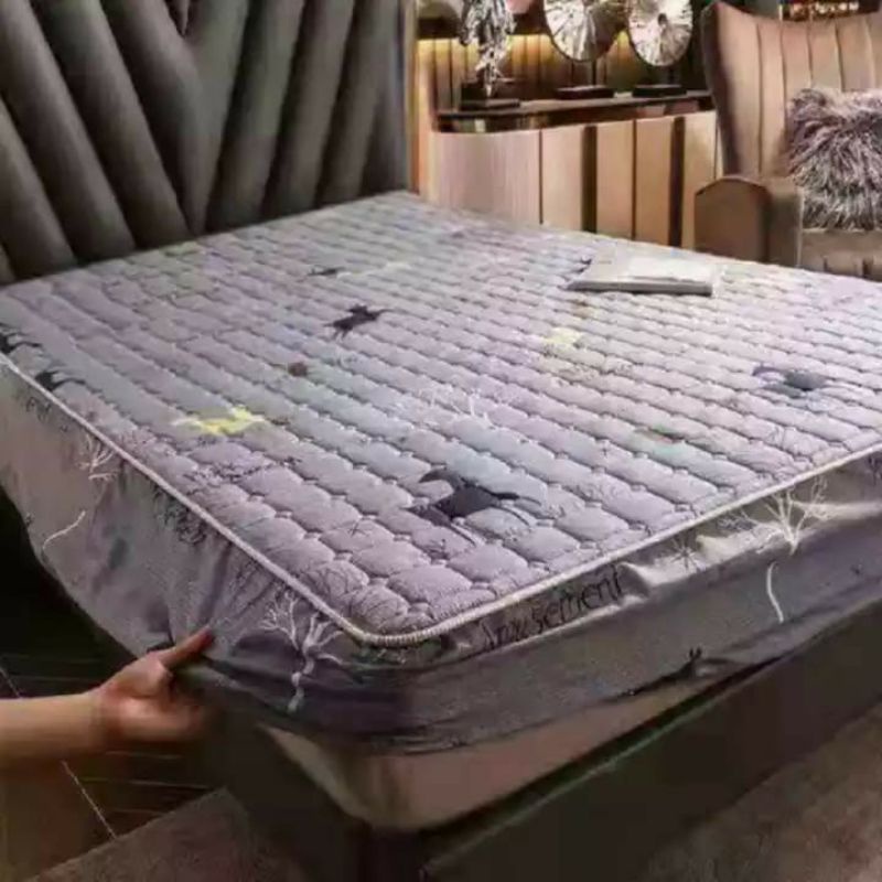 Sprei Waterproof / Sprei Protector bermotif / Sprei anti air ukuran 180x200CM dan 160x200CM-180x200 Kijang