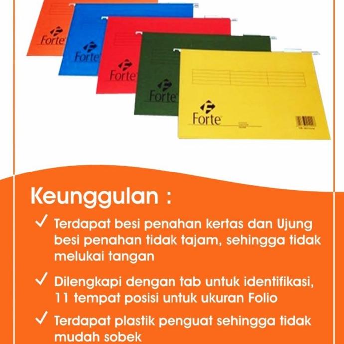 

NEW SALE HANG MAP FOLIO FORTE / HANGING MAP /MAP GANTUNG FOLIO SEDUS (50PCS) ORIGINAL