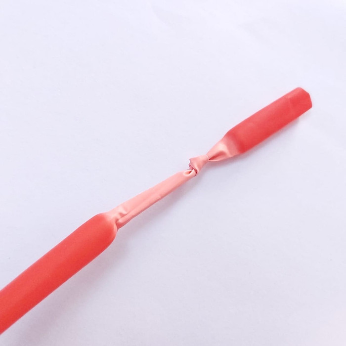 Selongsong Bakar Selang Bakar Heat Shrink Tube 6mm 1meter - Merah