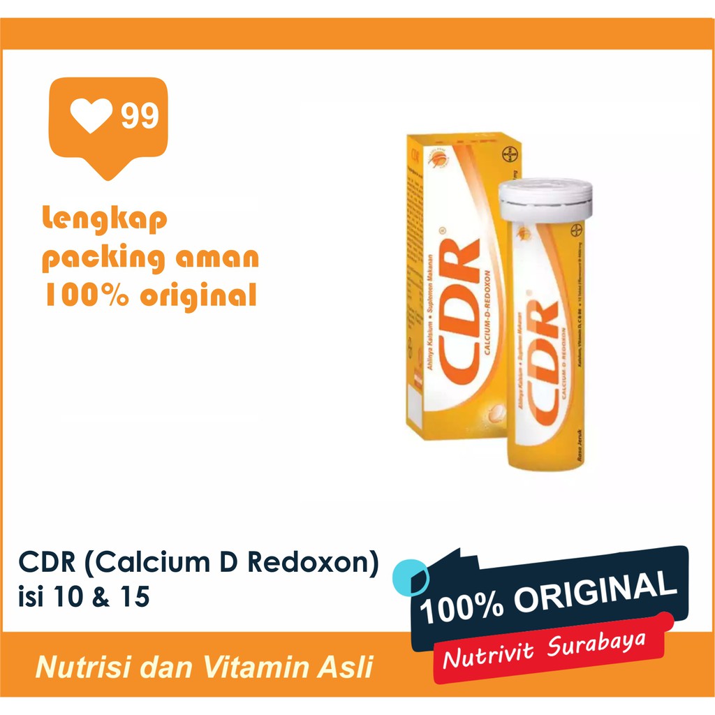 CDR EFF ORANGE TAB ISI 10 TAB / 15 TAB