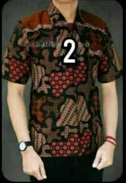 Kemeja Murah Berkualitas Sekar Jagad Hrb 021 By Bosbatik Pekalongan Sogan Risna 021 Batik Pekalongan