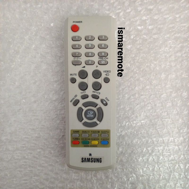 REMOTE REMOT TV  SAMSUNG TABUNG SLIM FLAT AA59- 00345 A