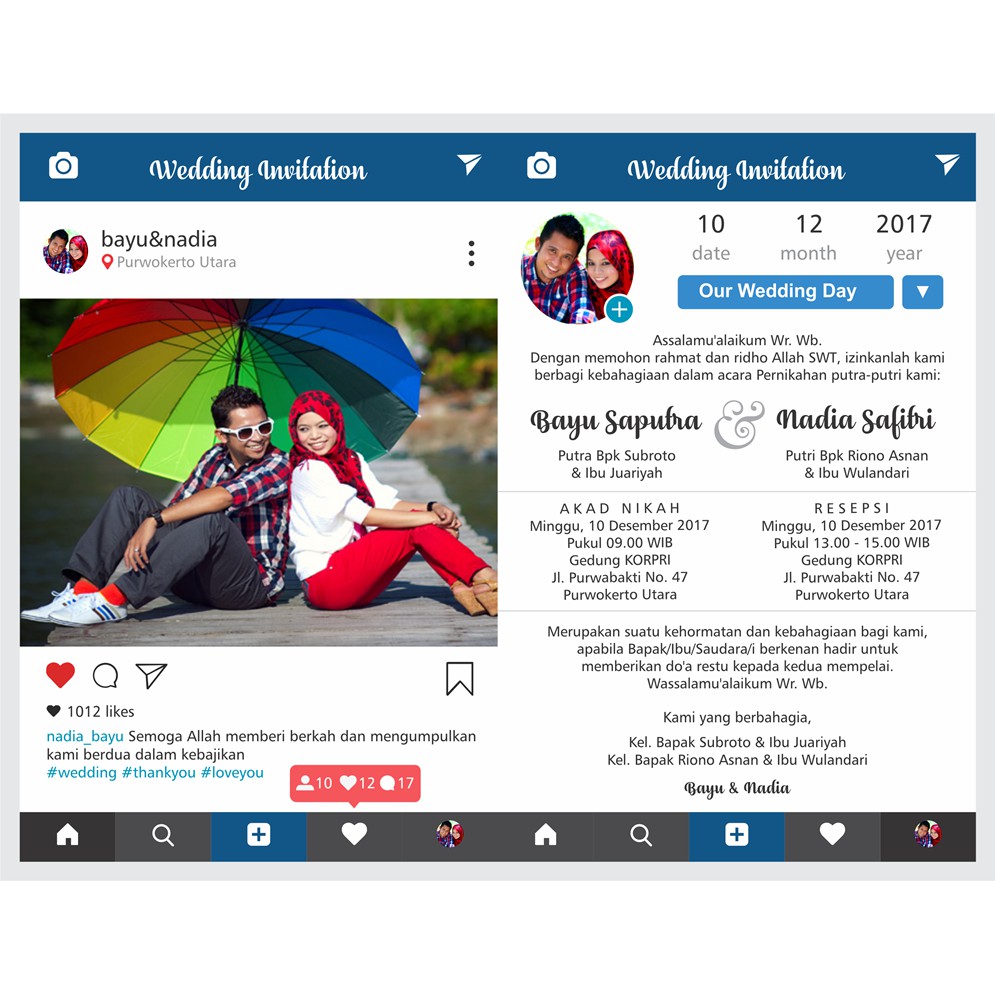 63 Contoh Undangan Instagram Gratis Terbaru