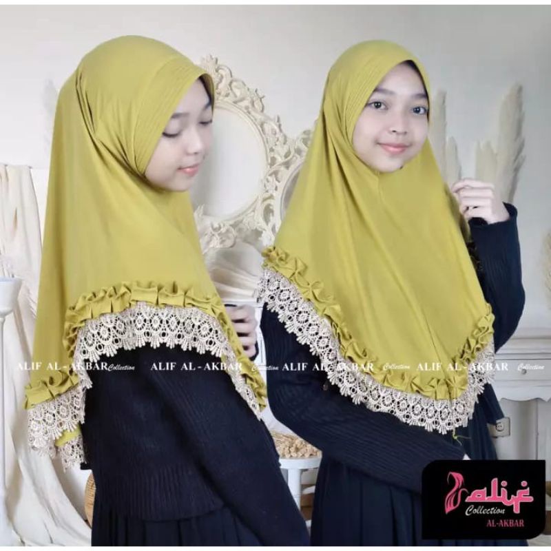 KERUDUNG GOTIK RENDA PRADA//HIJAB INSTAN GOTIK RENDA//JILBAB JERSEY HALUS