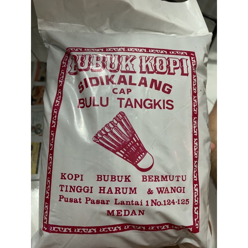 

Kopi sidikalang cap Bulutangkis 500 gr no 1 tidak campur