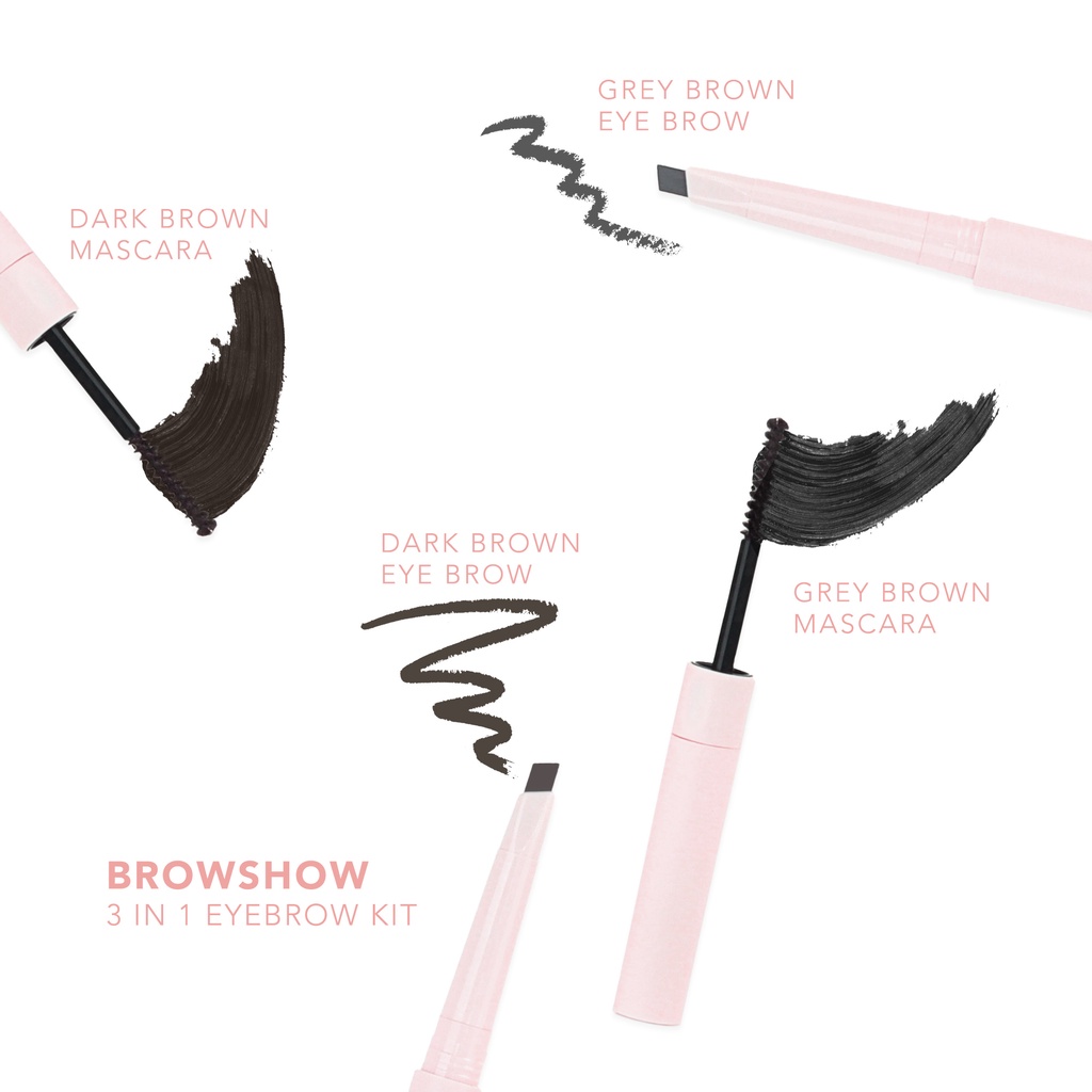 (BPOM) SEA MAKE UP Browshow Eyebrow Trio Kit