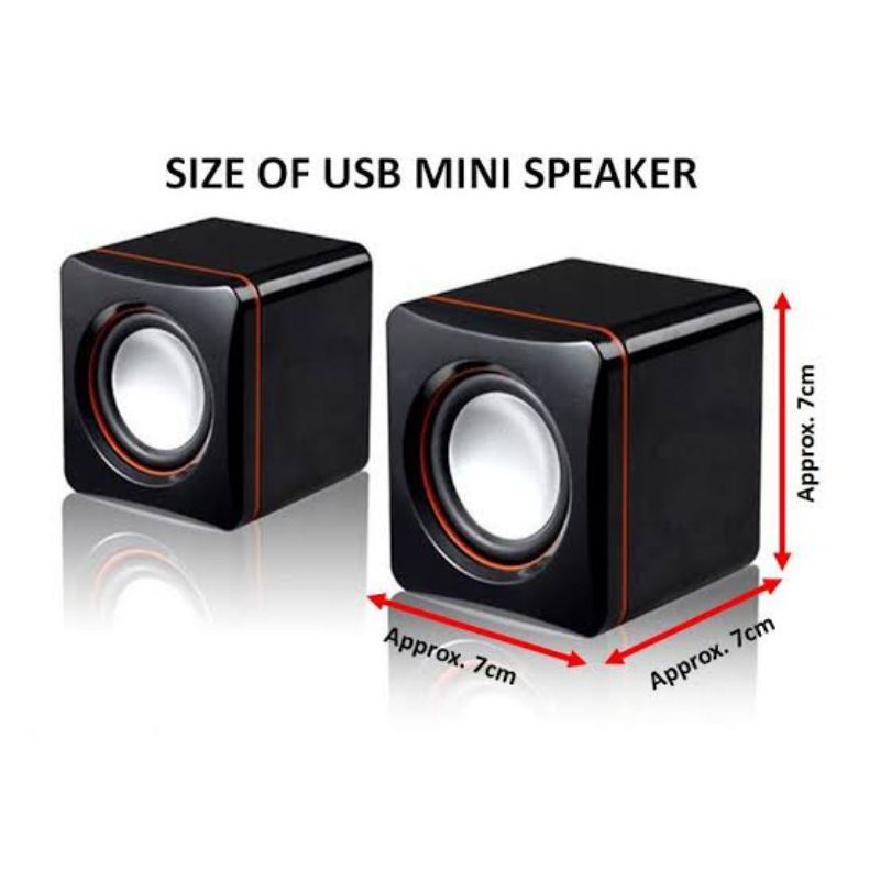 Speaker PC mini petak USB murah colokan USB / speaker laptop murah