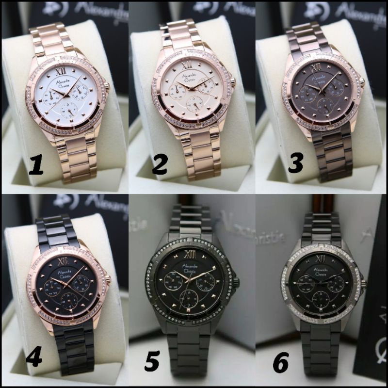 Alexandre Christie Wanita AC2644 2644 AC 2644 BF  Stainless Steel