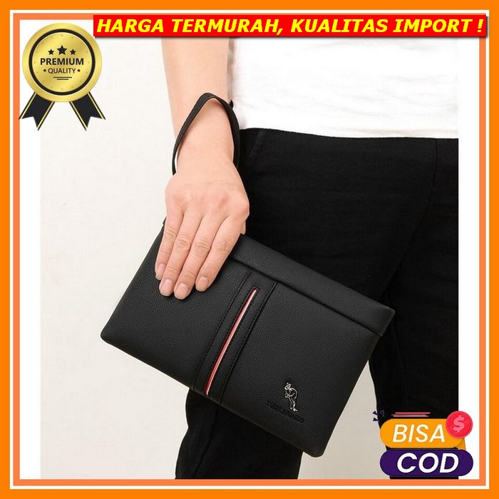 Clutch Pria Pouch Bag Hand Bag (Tanpa Tali) N7V5 Premium Tas Dompet Slingbag Produk Spesial Kondanga