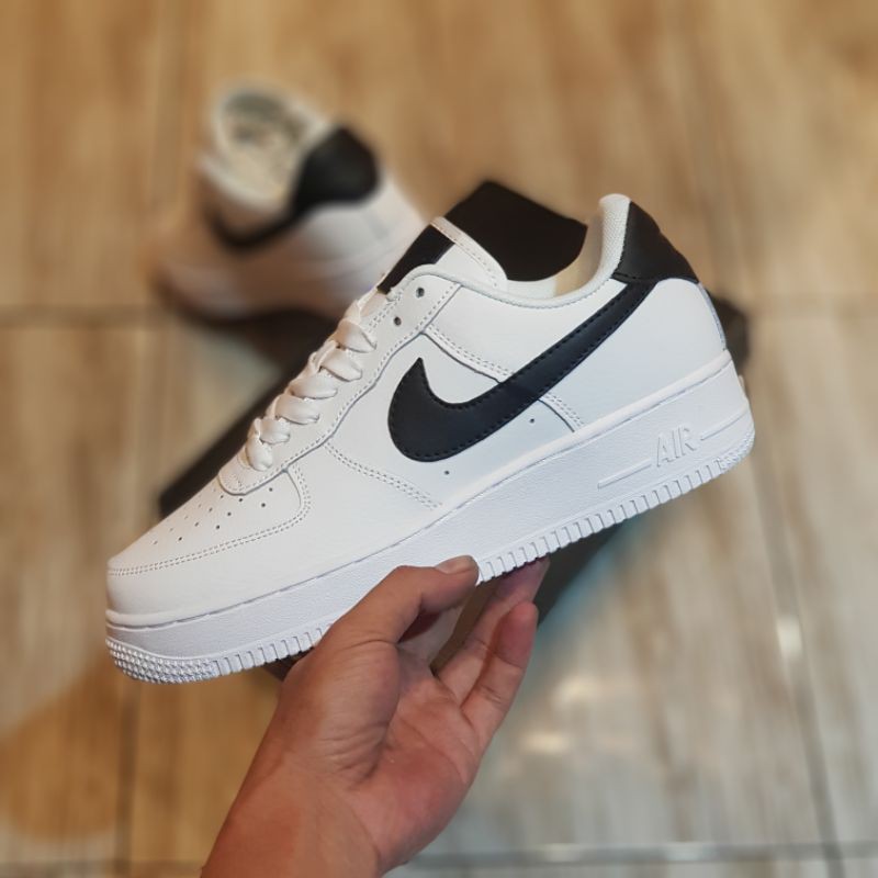 womens air force 1 white with black swoosh