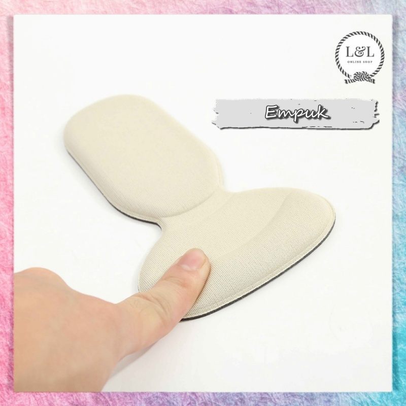 Bantalan Pelindung Tumit Dan Mata Kaki T-Shaped Insole Shoes Pad