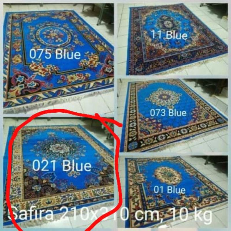 ambal/karpet/permadani shafira