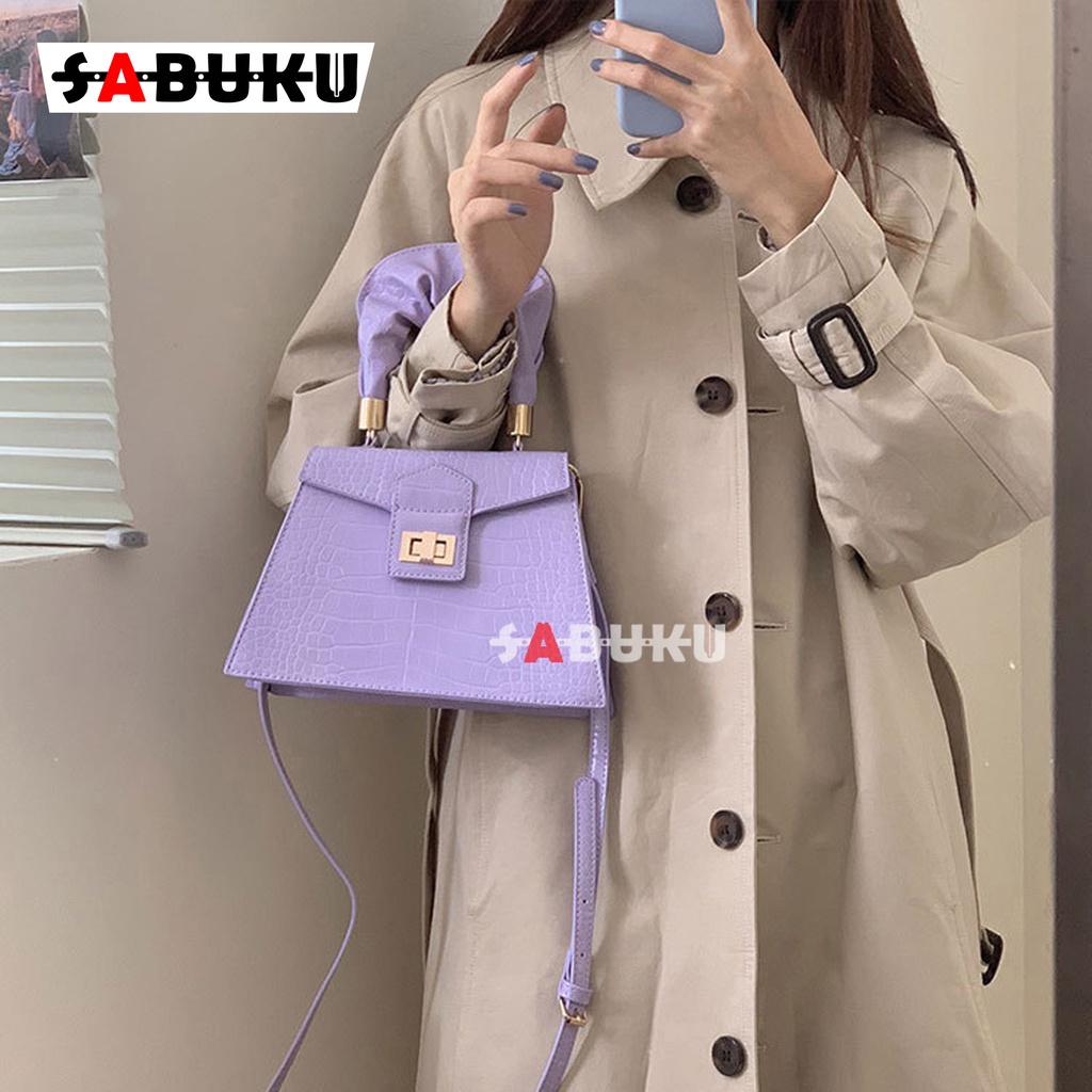 Tas Selempang Wanita Korea Fashion Croco Tas Bahu Tas Selempang Wanita High Quality -179