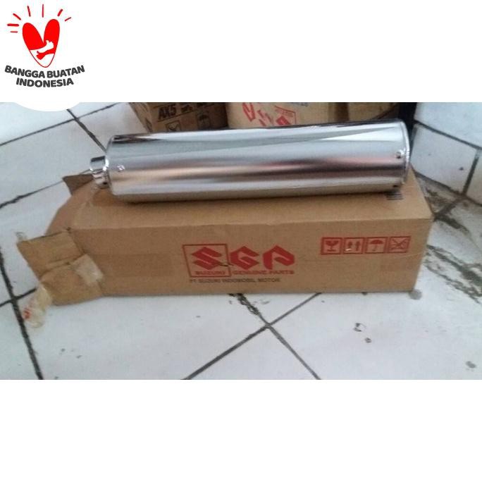 Silencer Knalpot Satria Fu Chrome Ori Sgp