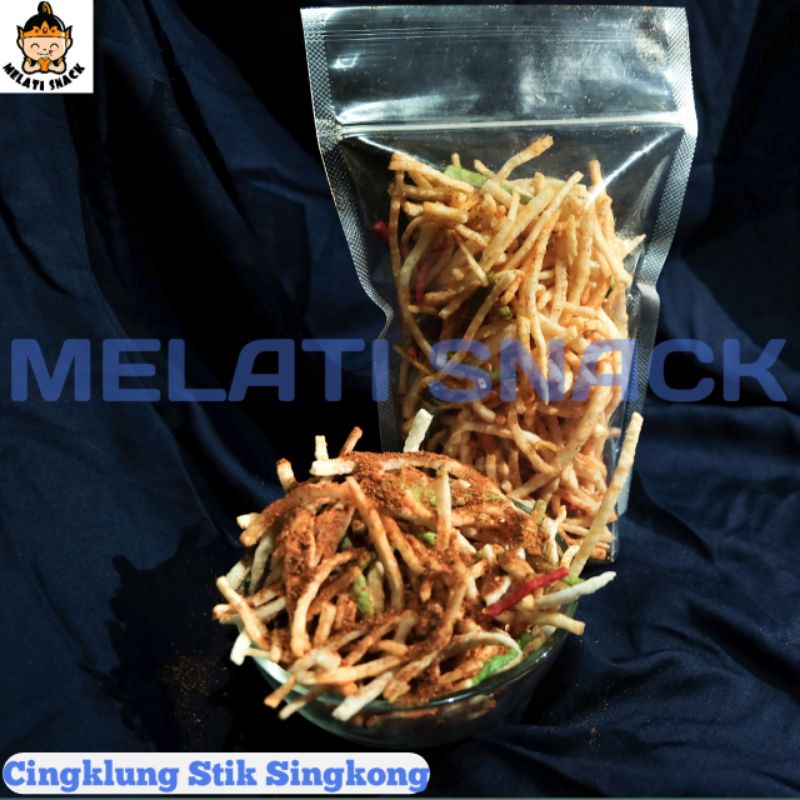 

CEMILAN SNACK CINGKLUNG STIK SINGKONG PEDAS 100 GRAM - MURAH ENAK RENYAH GURIH PEDAS